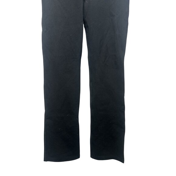 Quince Ultra Stretch Ponte Straight Leg Pants Womes Petite Medium Black Office - Picture 7 of 12